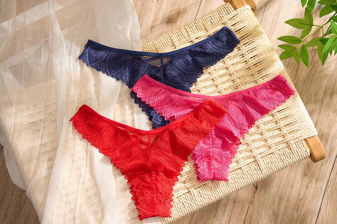 Wholesale low rise lace panties